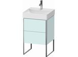 Duravit XSquare Waschtisch-Unterschrank XS443900909 48,4x73,1x46cm, 2 Auszüge, Lichtblau matt