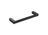 Hewi System 900 Q Handtuchhalter 900Q30.00060DC pulverbeschichtet schwarz tiefmatt, aus Edelstahl, 250x20x70mm