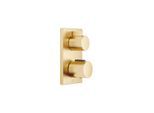 Dornbracht Imo Fertigmontageset 36426670-28 UP-Thermostat, Zweiwege-Mengenregulierung, messing gebürstet