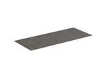 Ideal Standard Conca Keramik-Waschtisch-Platte T3972DI Ausladung 50,5cm, 120 x 50,5 x 0,6 cm, Pietra Grau