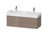 Duravit XSquare Waschtisch-Unterschrank XS416408686 118,4x39,7x46cm, 4 Schubkästen, cappuccino hochglanz