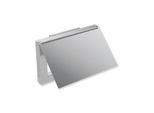 Hewi System 900 Q WC-Papierhalter 900Q21.00140 chrom, aus Edelstahl, mit Deckel 140x90x23mm