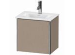 Duravit XSquare Waschtisch-Unterschrank XS4220R7575 43x39,7x30,8cm, Anschlag rechts, Leinen, 1 Tür