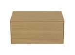 Ideal Standard Conca Waschtisch-Unterschrank T4312Y6 ohne Ausschnitt, 1 Auszug, 80x50,5x37 cm, Eiche hell Furnier