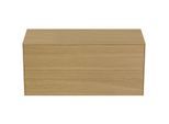 Ideal Standard Conca Waschtisch-Unterschrank T4324Y6 ohne Ausschnitt, 2 Auszüge, 120x50,5x55 cm, Eiche hell Furnier
