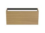 Ideal Standard Conca Waschtisch-Unterschrank T3951Y6 120x37x54cm, ohne Waschtisch-Platte, 2 Auszüge, Eiche hell Furnier