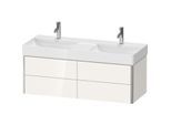 Duravit XSquare Waschtisch-Unterschrank XS416401818 118,4x39,7x46cm, 4 Schubkästen, weiß matt