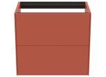 Ideal Standard Conca Waschtisch-Unterschrank T4354Y3 ohne Waschtisch-Platte, 2 Auszüge, 60x37x54 cm, Sunset matt lackiert
