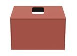 Ideal Standard Conca Waschtisch-Unterschrank T3928Y3 mit Ausschnitt, 1 Auszug, 60x50,5x37 cm, mittig, Sunset matt lackiert