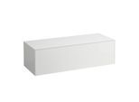 LAUFEN Sonar Schubladenelement/Sideboard H4054200341431 117,5x34x45,5cm, Sideboard ohne Ausschnitt, Weiß matt/Nero Marquina