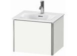 Duravit XSquare Waschtisch-Unterschrank XS422103636 51x39,7x41,8cm, 1 Auszug, weiß seidenmatt