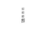 Herzbach Logic XL 3 Fertigmontageset 36.523015.1.14 für Universal-Thermostat-Modul, Edelstahlfinish