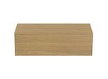 Ideal Standard Conca Waschtisch-Unterschrank T4314Y6 ohne Ausschnitt, 1 Auszug, 120x50,5x37 cm, Eiche hell Furnier