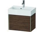 Duravit XViu Waschtisch-Unterschrank XV42160B121 58,4x38,4x39,7cm, 1 Auszug, champagner matt, nussbaum dunkel