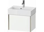 Duravit XViu Waschtisch-Unterschrank XV42160B118 58,4x38,4x39,7cm, 1 Auszug, champagner matt, weiß matt