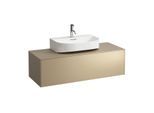 LAUFEN Sonar Schubladenelement/Sideboard H4054510340401 117,5x34x45,5cm, Ausschnitt Mitte, Gold