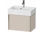 Duravit XViu Waschtisch-Unterschrank XV42160B191 58,4x38,4x39,7cm, 1 Auszug, champagner matt, taupe matt