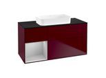 Villeroy und Boch Finion Waschtischunterschrank G702GJHB 120x60,3x50,1cm, Regal rechts Light grey matt, Peony Matt