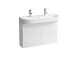 LAUFEN Sonar Waschtisch-Unterbau H4054840341701 97,5x60x24cm, 2 Türen, Weiß matt