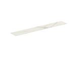 Ideal Standard Conca Keramik-Waschtisch-Platte T4350DH Ausladung 37cm, 240 x 37,3 x 0,6 cm, Mamor Calacatta