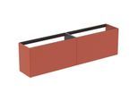 Ideal Standard Conca Waschtisch-Unterschrank T3999Y3 ohne Waschtischplatte, 2 Auszüge, 200 x 37 x 54 cm, Sunset matt lackiert