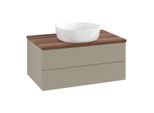Villeroy & Boch Antao Waschtischunterschrank 800x360x500mm L19112HK mit Beleuchtung mit Struktur FK/AP: HK/2