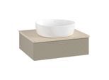 Villeroy & Boch Antao Waschtischunterschrank 600x190x500mm L07113HK mit Beleuchtung mit Struktur FK/AP: HK/3