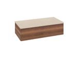 Villeroy und Boch Antao Waschtisch-Unterschrank L40103HM 100x26,8x50cm, Waschbeckenplattenfarbe botticino, warm walnut