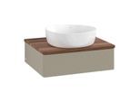 Villeroy & Boch Antao Waschtischunterschrank 600x190x500mm L07112HK mit Beleuchtung mit Struktur FK/AP: HK/2