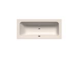 Kaldewei Puro set wide Badewanne 261000010231 170x75cm, Überlauf mittig, pergamon