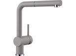 Blanco Linus-s Küchenarmatur 516689 ausziehbar, SILGRANIT-Look alumetallic