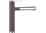 Blanco Linee-s Küchenarmatur 518445 ausziehbar, SILGRANIT-Look cafe/chrom