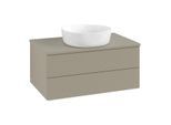 Villeroy & Boch Antao Waschtischunterschrank 800x360x500mm L19110HK mit Beleuchtung mit Struktur FK/AP: HK/0