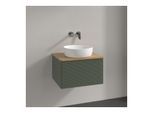 Villeroy und Boch Antao Waschtisch-Unterschrank K29111HL 60x36x50cm, Waschbeckenplattenfarbe honey oak, leaf green matt lacquer