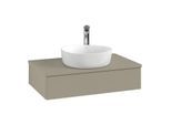 Villeroy & Boch Antao Waschtischunterschrank 800x190x500mm L08150HK mit Beleuchtung mit Struktur FK/AP: HK/0