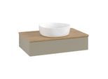 Villeroy & Boch Antao Waschtischunterschrank 800x190x500mm K08111HK mit Struktur FK/AP: HK/1