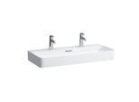 LAUFEN Val Waschtisch H8162870001071 95 x 42 cm, weiß, 2 Hahnlöcher und Überlauf