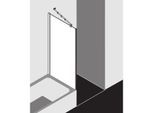 Kermi Filia XP Seitenwand FXTVD07516VPK 75x160cm, silber hochglanz, ESG klar Clean, neben Badewanne