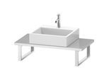 Duravit DuraStyle Konsole DS104C01818 für Aufsatzbecken, 1 Ausschnitt, Stärke 3 cm, weiß matt