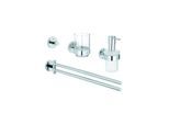 Grohe Essentials Bad-Accessories 40846001 chrom, Bad-Set 4 in 1