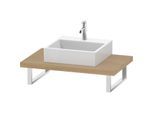 Duravit DuraStyle Konsole DS102C03030 für Aufsatzbecken, 1 Ausschnitt, Stärke 4.5 cm, Eiche natur