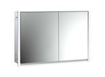 Emco Loft Unterputz-Lichtspiegelschrank 979805117 1000x733mm, LED, 2-türig, breite Tür links, aluminium/Spiegel