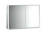 Emco Loft Unterputz-Lichtspiegelschrank 979805113 1000x733mm, LED, 2-türig, aluminium/Spiegel