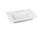 Keuco Royal 60 Keramik-Waschtisch 32140310703 70,5x53,8cm, weiß, mit 3 Hahnlöchern und Überlaufsystem Clou