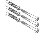 hansgrohe WallStoris Befestigungsteile 94268000 3 Schrauben, 3 Dübel