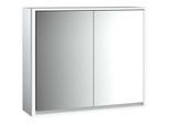 Emco Loft Aufputz-Lichtspiegelschrank 979805106 800x733mm, LED, 2-türig, aluminium/Spiegel