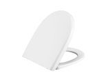 Pressalit WC-Sitz 760000-DA7999 weiß, Festscharnier DA7, mit Absenkautomatik, mit Deckel