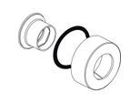 Ideal Standard SchubRosetten-Set, Chrom B961016AA