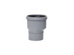 Airfit Reduzieradapter 61190RA DN 110 x 90, exzentrisch, aus Polypropylen, grau