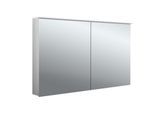 Emco flat 2 Design Aufputz-Lichtspiegelschrank 979706405 1200x711mm, LED, mit Lichtsegel, 2-türig, Aluminium